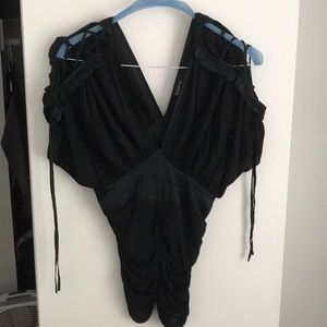 Sexy open shoulder top